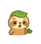 葉帽子ナマケモノ Slowy（個別スタンプ：23）