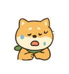 柴犬の平常心装い崩壊中（個別スタンプ：6）