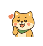 柴犬の平常心装い崩壊中（個別スタンプ：15）