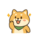 柴犬の平常心装い崩壊中（個別スタンプ：17）