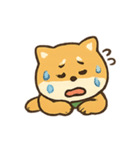 柴犬の平常心装い崩壊中（個別スタンプ：18）
