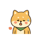 柴犬の平常心装い崩壊中（個別スタンプ：19）