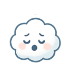 ふわふわ雲ちゃん感情パレード（個別スタンプ：13）