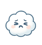 ふわふわ雲ちゃん感情パレード（個別スタンプ：14）