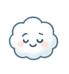 ふわふわ雲ちゃん感情パレード（個別スタンプ：19）