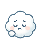 ふわふわ雲ちゃん感情パレード（個別スタンプ：20）