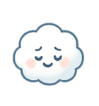 ふわふわ雲ちゃん感情パレード（個別スタンプ：22）