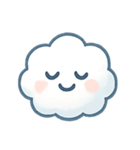 ふわふわ雲ちゃん感情パレード（個別スタンプ：23）