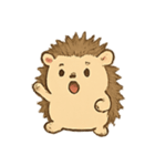 はじけるハリネズミ（個別スタンプ：3）
