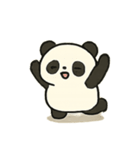 ねむねむパンダのまったり行進（個別スタンプ：3）