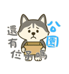ハスキーの無気力日常 (漢字) Ver5（個別スタンプ：17）