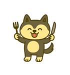 ハスキーの無気力日常 (漢字) Ver5（個別スタンプ：37）