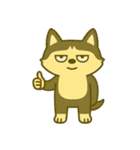 ハスキーの無気力日常 (漢字) Ver5（個別スタンプ：40）