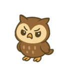 フクロウとリスとキツツキのものがたり（個別スタンプ：3）