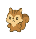 フクロウとリスとキツツキのものがたり（個別スタンプ：11）