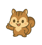 フクロウとリスとキツツキのものがたり（個別スタンプ：13）