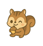 フクロウとリスとキツツキのものがたり（個別スタンプ：16）