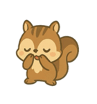 フクロウとリスとキツツキのものがたり（個別スタンプ：17）