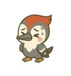 フクロウとリスとキツツキのものがたり（個別スタンプ：19）