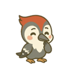 フクロウとリスとキツツキのものがたり（個別スタンプ：21）