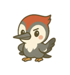 フクロウとリスとキツツキのものがたり（個別スタンプ：24）