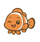 タコとクラゲとカクレクマノミの物語（個別スタンプ：19）
