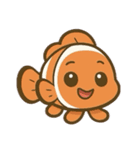 タコとクラゲとカクレクマノミの物語（個別スタンプ：21）