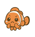 タコとクラゲとカクレクマノミの物語（個別スタンプ：22）