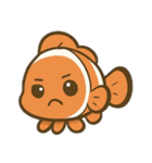 タコとクラゲとカクレクマノミの物語（個別スタンプ：23）