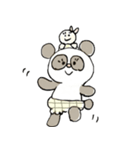 「ぱんつぱんだ」と「かめろんぱん」（個別スタンプ：2）