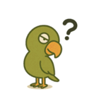日常使い出来る目つきの悪いインコ（個別スタンプ：16）