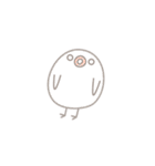トリ (・θ・) 感情（個別スタンプ：8）