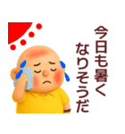 【夏】おっさんが毎日使うスタンプ（個別スタンプ：3）