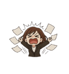 OL奮闘日記 ～うごくよ！（個別スタンプ：2）
