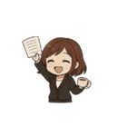 OL奮闘日記 ～うごくよ！（個別スタンプ：6）