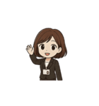 OL奮闘日記 ～うごくよ！（個別スタンプ：16）