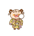 おさげちゃん。【たのしい夏】（個別スタンプ：14）