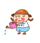 おさげちゃん。【たのしい夏】（個別スタンプ：16）