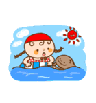 おさげちゃん。【たのしい夏】（個別スタンプ：27）