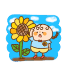 おさげちゃん。【たのしい夏】（個別スタンプ：28）