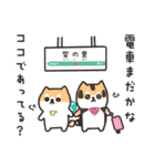 柴犬たけちよの夏の大冒険（個別スタンプ：5）