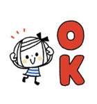 【敬語】夏の日常♡ボブGIRL2（個別スタンプ：1）