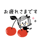 【敬語】夏の日常♡ボブGIRL2（個別スタンプ：9）