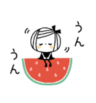 【敬語】夏の日常♡ボブGIRL2（個別スタンプ：14）