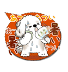 シーズー犬 2025「とにかく暑い！」（個別スタンプ：10）