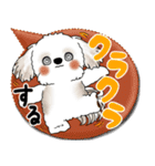 シーズー犬 2025「とにかく暑い！」（個別スタンプ：13）