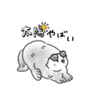 夏に溶けるラッコらこ（個別スタンプ：3）