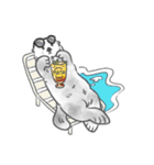 夏に溶けるラッコらこ（個別スタンプ：39）