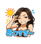 美魔女、夏を制す！（個別スタンプ：3）