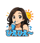 美魔女、夏を制す！（個別スタンプ：10）